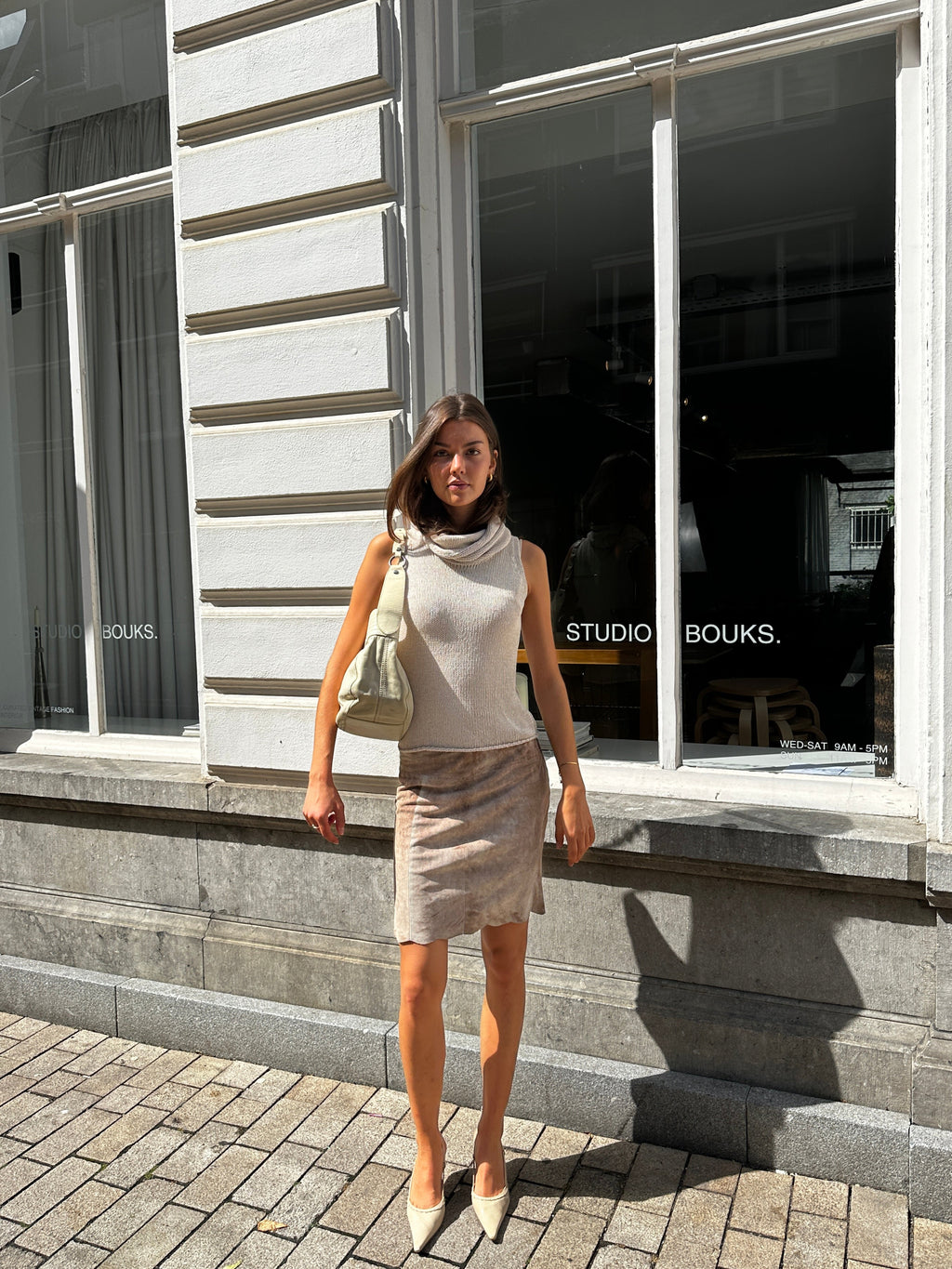 SUEDE SKIRT