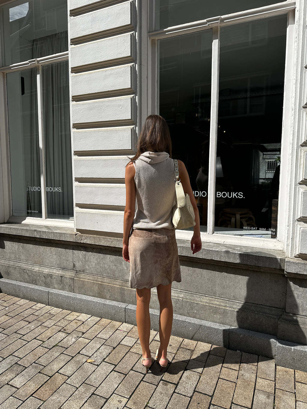 SUEDE SKIRT
