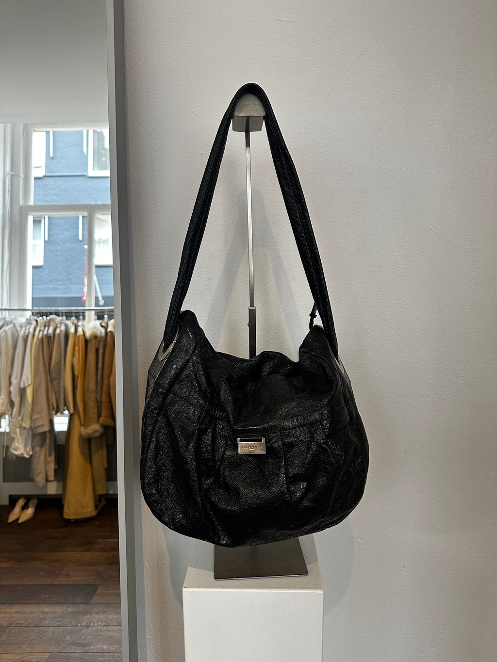 BLACK LEATHER BAG