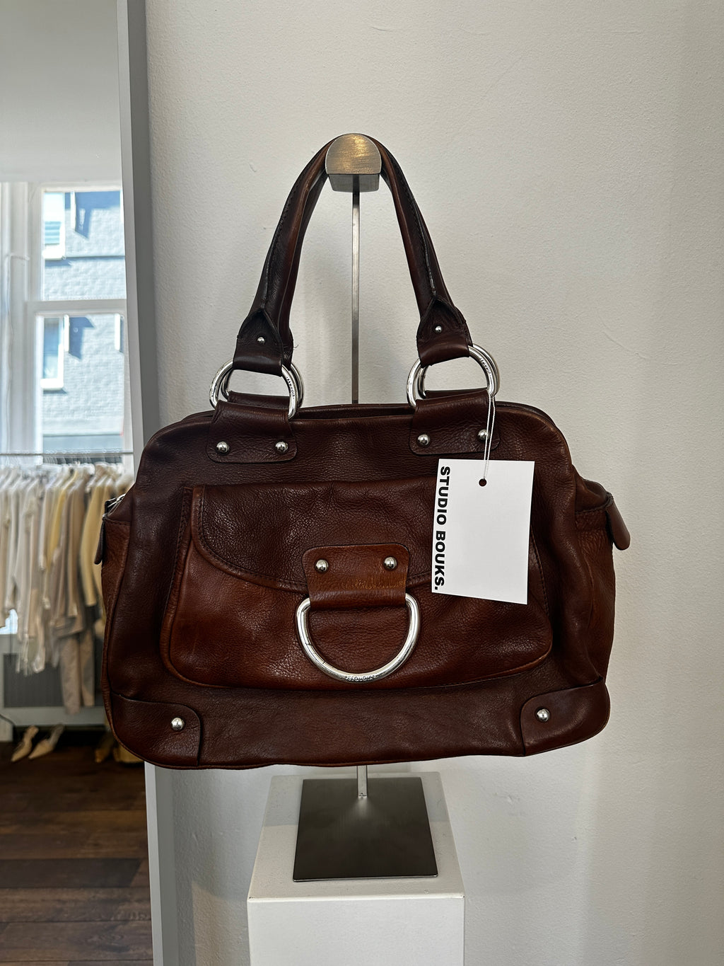 BROWN LEATHER BAG