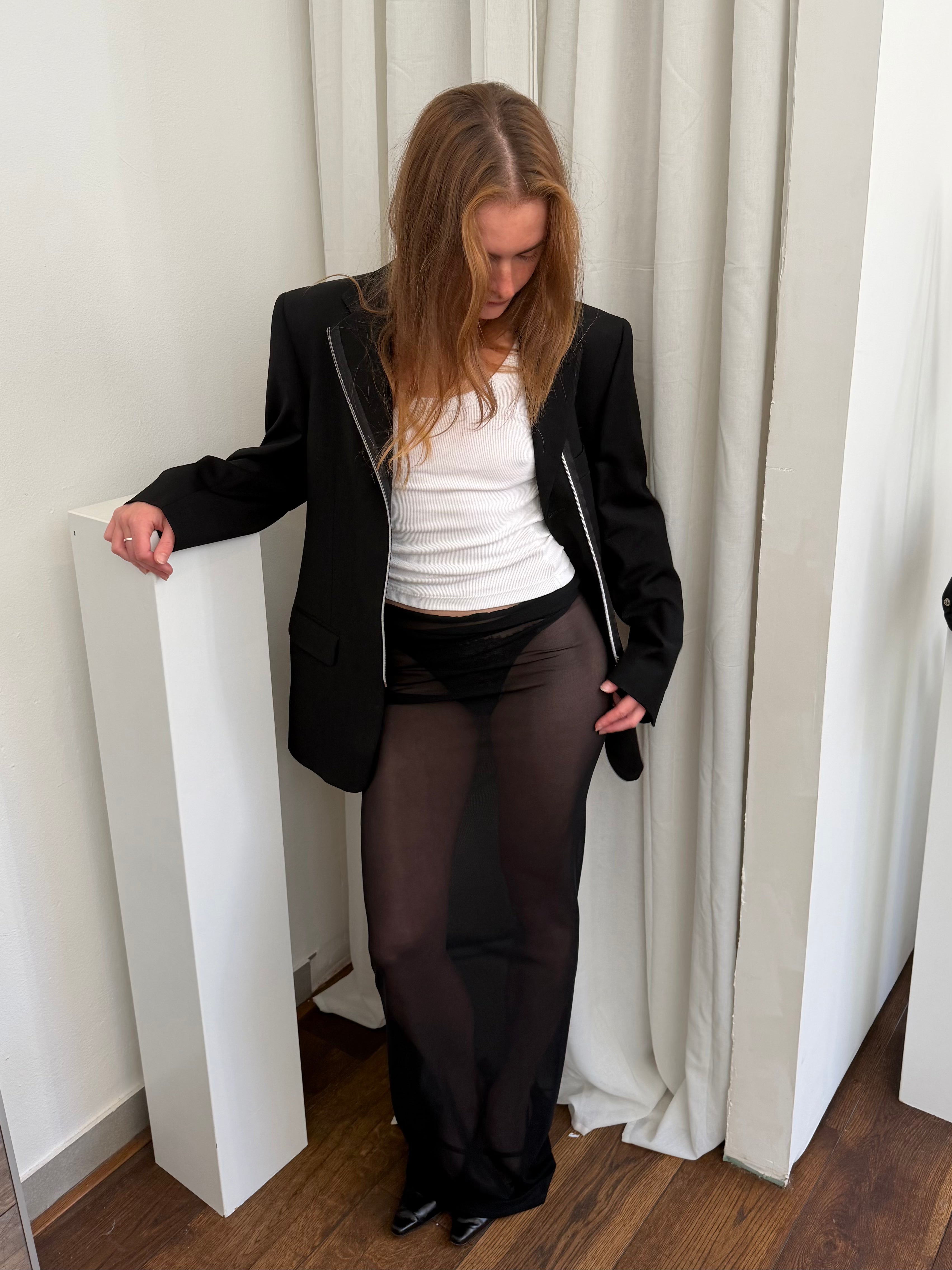 ZIPPER BLAZER